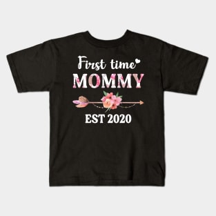 Promoted to Mommy Est 2020 Kids T-Shirt